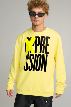 Світшот чоловічий OVERSIZE /no flis/