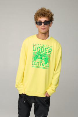 Світшот чоловічий OVERSIZE /no flis/