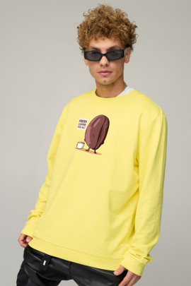 Світшот чоловічий OVERSIZE /no flis/