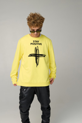 Світшот чоловічий OVERSIZE /no flis/