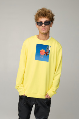 Світшот чоловічий OVERSIZE /no flis/