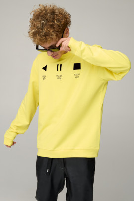 Світшот чоловічий OVERSIZE /no flis/