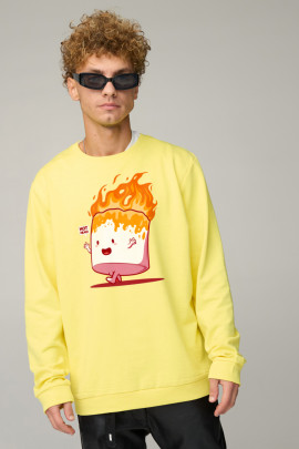 Світшот чоловічий OVERSIZE /no flis/