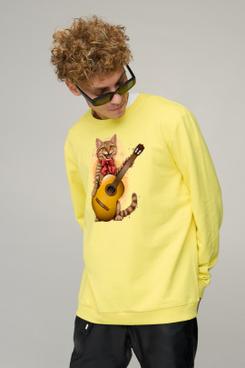 Світшот чоловічий OVERSIZE /no flis/