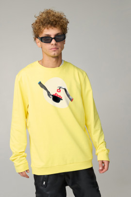 Світшот чоловічий OVERSIZE /no flis/