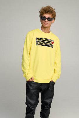 Світшот чоловічий OVERSIZE /no flis/