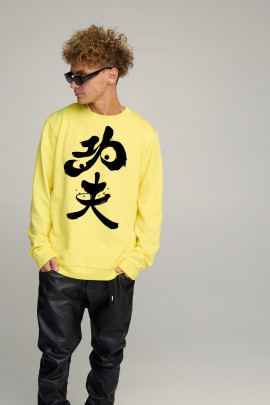 Світшот чоловічий OVERSIZE /no flis/