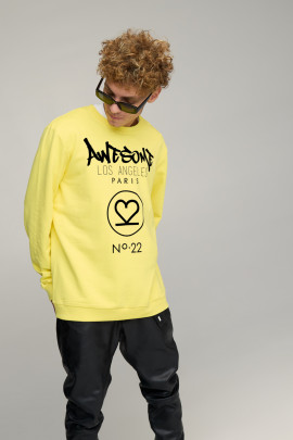 Світшот чоловічий OVERSIZE /no flis/