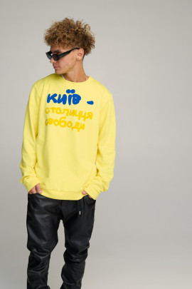 Світшот чоловічий OVERSIZE /no flis/