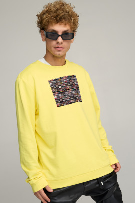 Світшот чоловічий OVERSIZE /no flis/