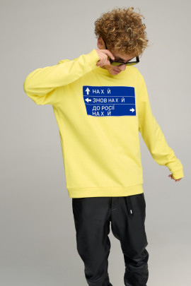 Світшот чоловічий OVERSIZE /no flis/