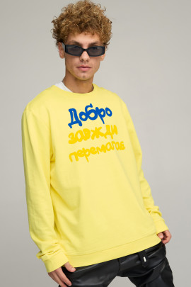 Світшот чоловічий OVERSIZE /no flis/