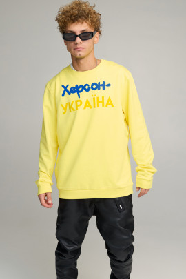 Світшот чоловічий OVERSIZE /no flis/
