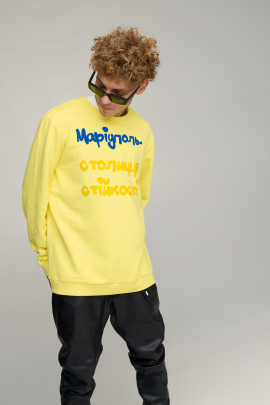 Світшот чоловічий OVERSIZE /no flis/