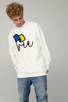 Світшот чоловічий OVERSIZE /no flis/