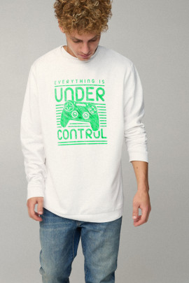 Світшот чоловічий OVERSIZE /no flis/