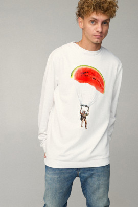 Світшот чоловічий OVERSIZE /no flis/