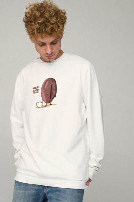 Світшот чоловічий OVERSIZE /no flis/