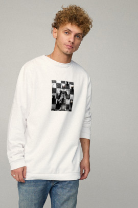 Світшот чоловічий OVERSIZE /no flis/