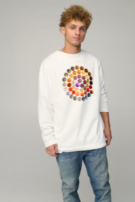 Світшот чоловічий OVERSIZE /no flis/