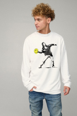 Світшот чоловічий OVERSIZE /no flis/