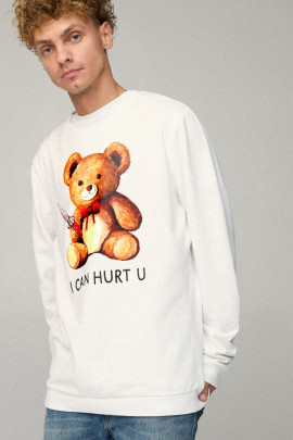 Світшот чоловічий OVERSIZE /no flis/