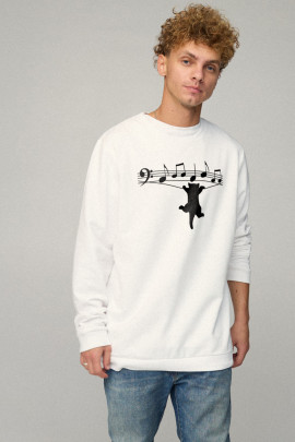 Світшот чоловічий OVERSIZE /no flis/