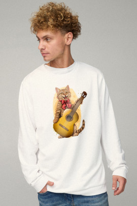 Світшот чоловічий OVERSIZE /no flis/