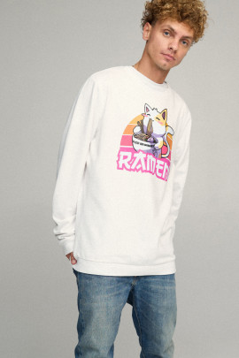 Світшот чоловічий OVERSIZE /no flis/