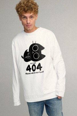 Світшот чоловічий OVERSIZE /no flis/