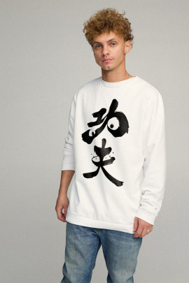 Світшот чоловічий OVERSIZE /no flis/