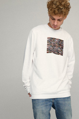 Світшот чоловічий OVERSIZE /no flis/