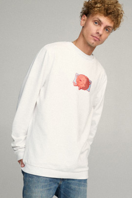 Світшот чоловічий OVERSIZE /no flis/