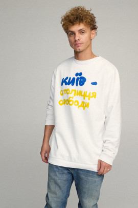 Світшот чоловічий OVERSIZE /no flis/