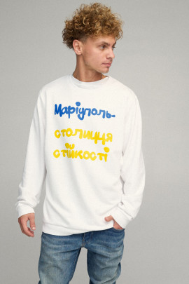 Світшот чоловічий OVERSIZE /no flis/