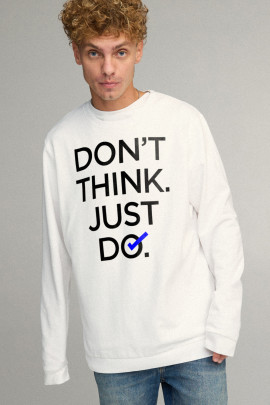 Світшот чоловічий OVERSIZE /no flis/