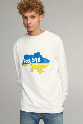 Світшот чоловічий OVERSIZE /no flis/