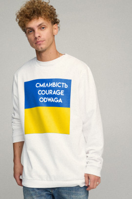 Світшот чоловічий OVERSIZE /no flis/
