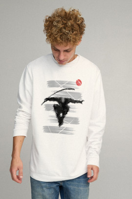 Світшот чоловічий OVERSIZE /no flis/