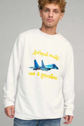 Світшот чоловічий OVERSIZE /no flis/