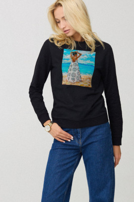 Світшот жіночий basic  /no flis/ 