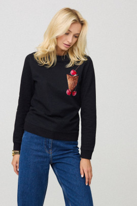 Світшот жіночий basic  /no flis/ 