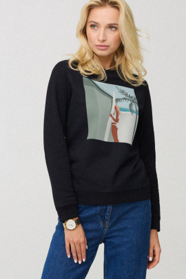 Світшот жіночий basic  /no flis/ 