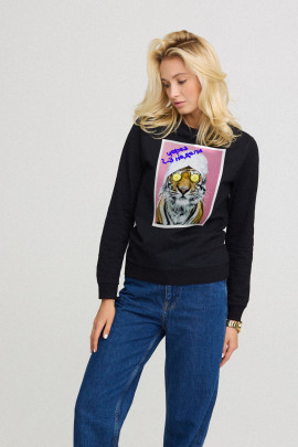 Світшот жіночий basic  /no flis/ 