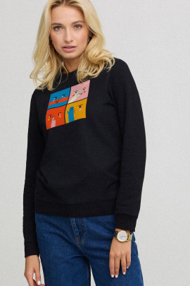 Світшот жіночий basic  /no flis/ 