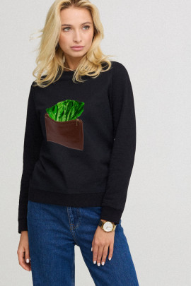 Світшот жіночий basic  /no flis/ 