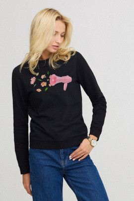 Світшот жіночий basic  /no flis/ 