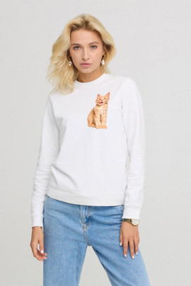 Світшот жіночій basic  /no flis/ 