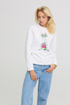 Світшот жіночій basic  /no flis/ 