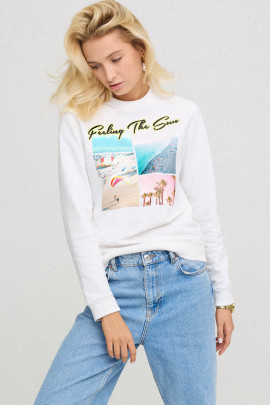 Світшот жіночій basic  /no flis/ 